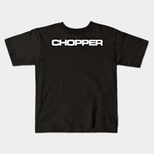 Chopper logo (white) Kids T-Shirt